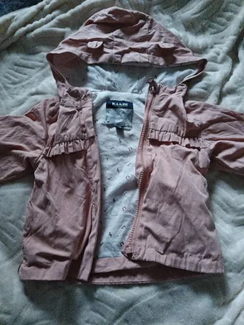 Parka capuche rose Kiabi 9mois