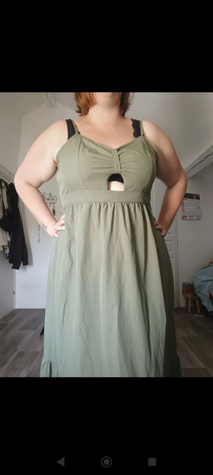 Robe longue verte - photo numéro 2