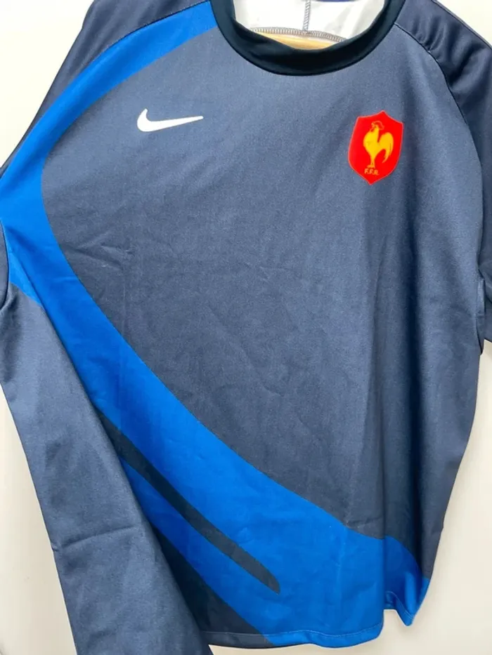 Rugby Jersey Nike FFR 2008 Mens Size XXL - photo numéro 5