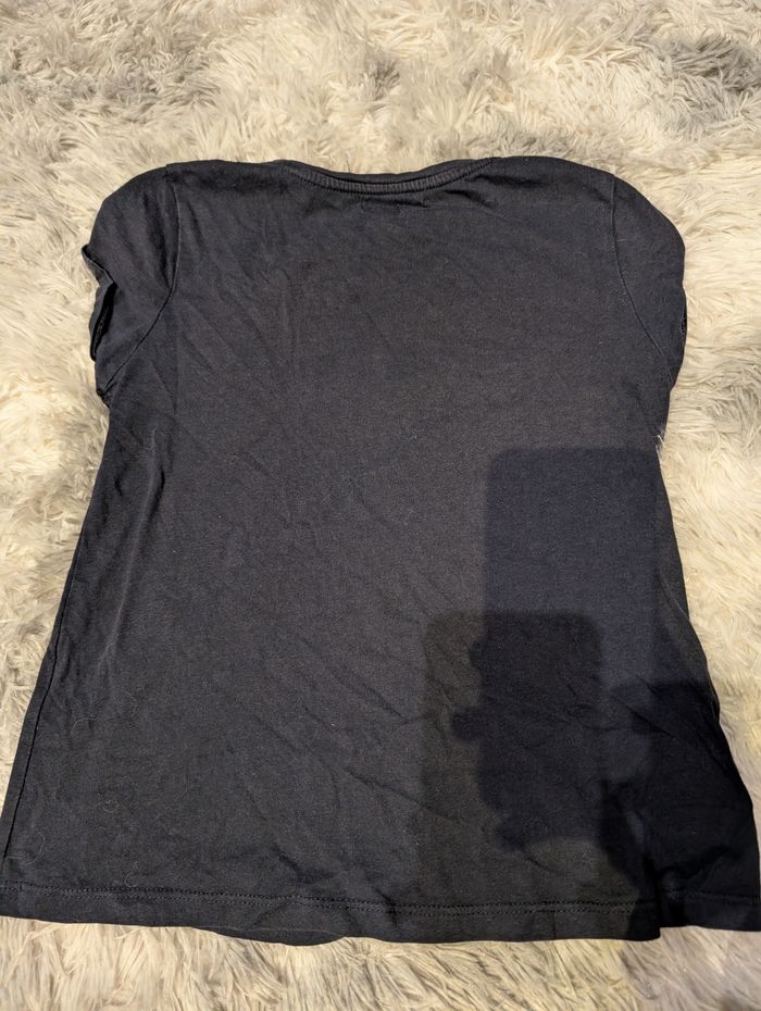 T-shirt marine broderie 8 ans - photo numéro 3