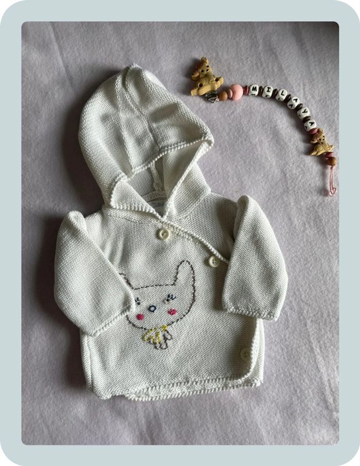 Gilet fille 1 mois - photo numéro 2