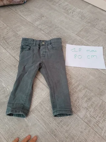 Pantalon jean 18 mois 80 cm zara