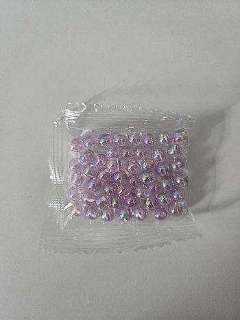 Perle acrylique de 6 mm pour création bijoux 💫