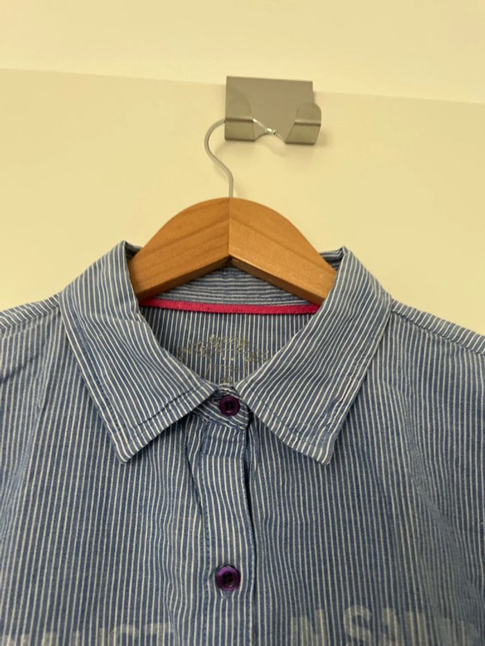Chemise bleu à rayures taille 40 - photo numéro 3