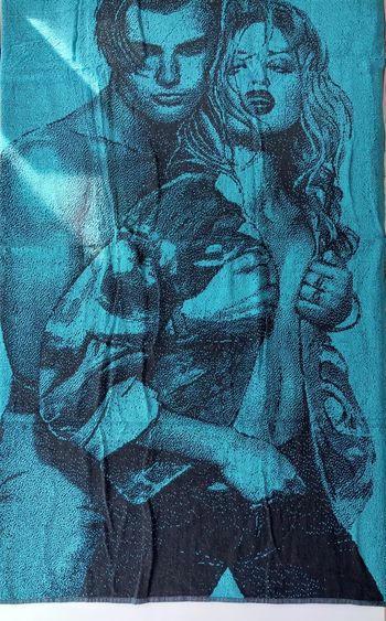 Serviette de plage couple