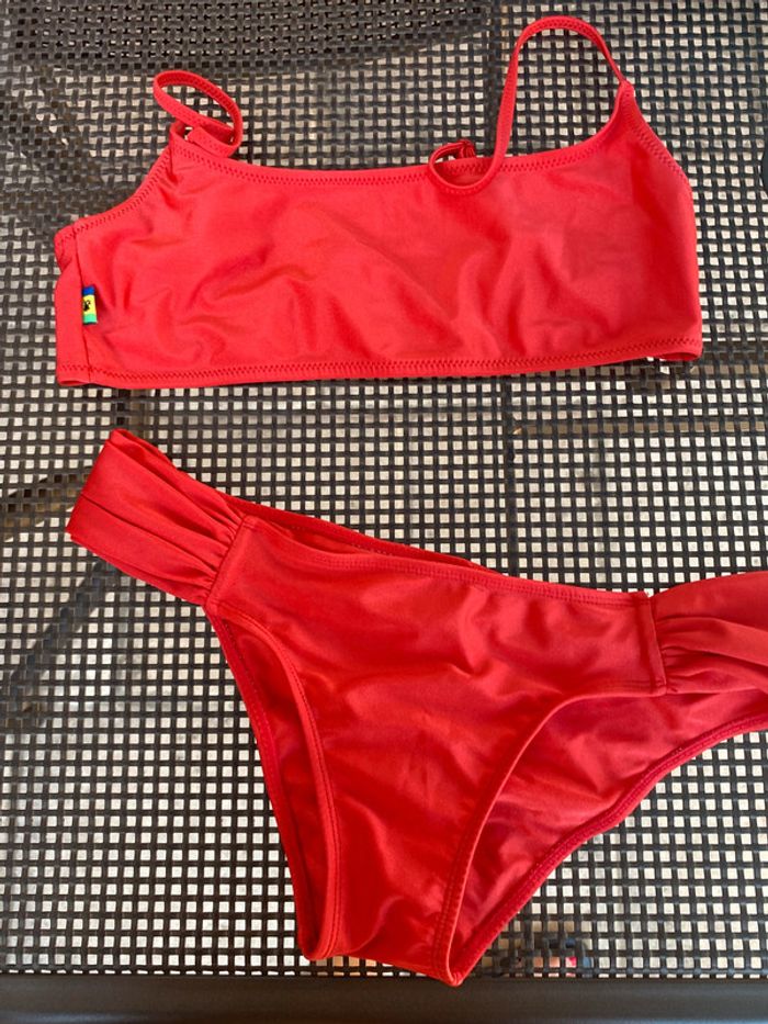 Joli maillot de bain deux pieces  38 cacatoès
