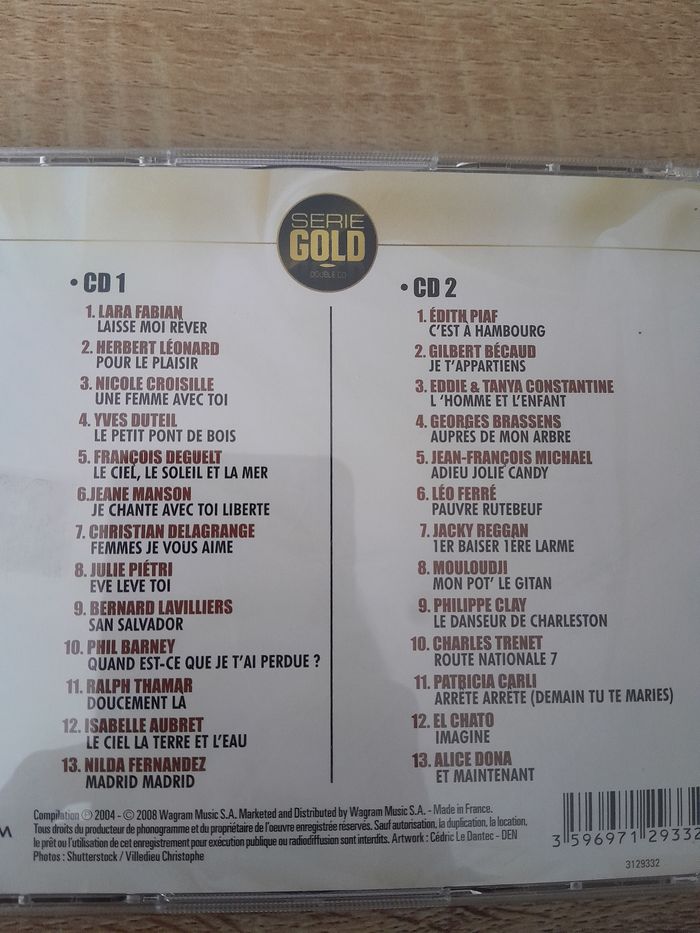 CD chansons françaises - photo numéro 4