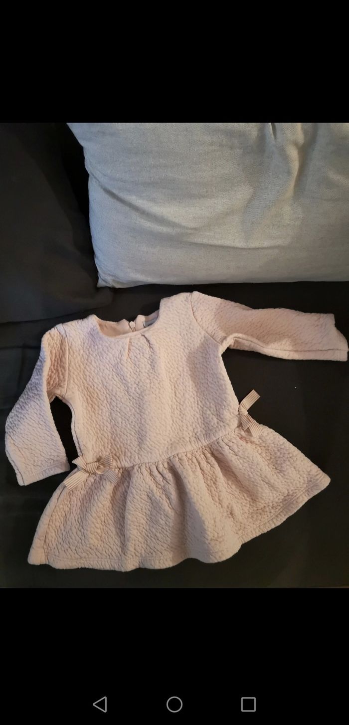 Robe manches longues rose 💕