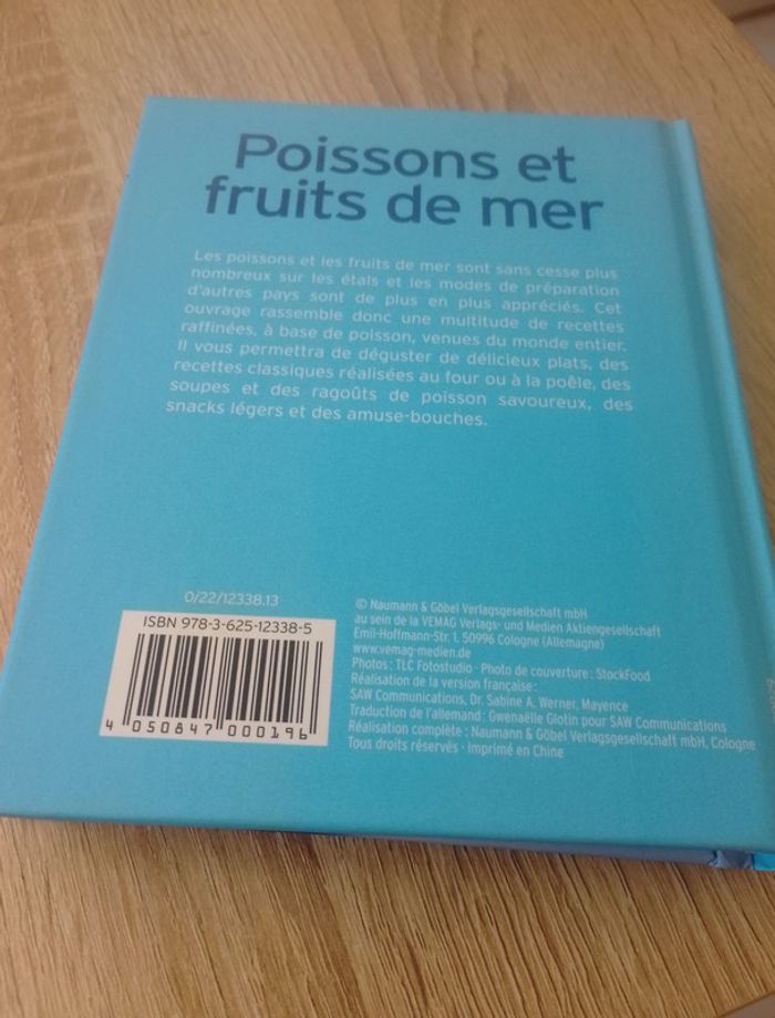 Livre poissons et fruits de mer - photo numéro 2