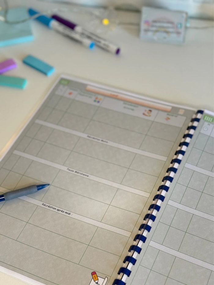 Cahier journal 1 jour = 1 page Organisation Enseignant - photo numéro 6