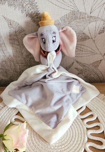 Doudoi Lange Bébé Disney Dumbo Gris