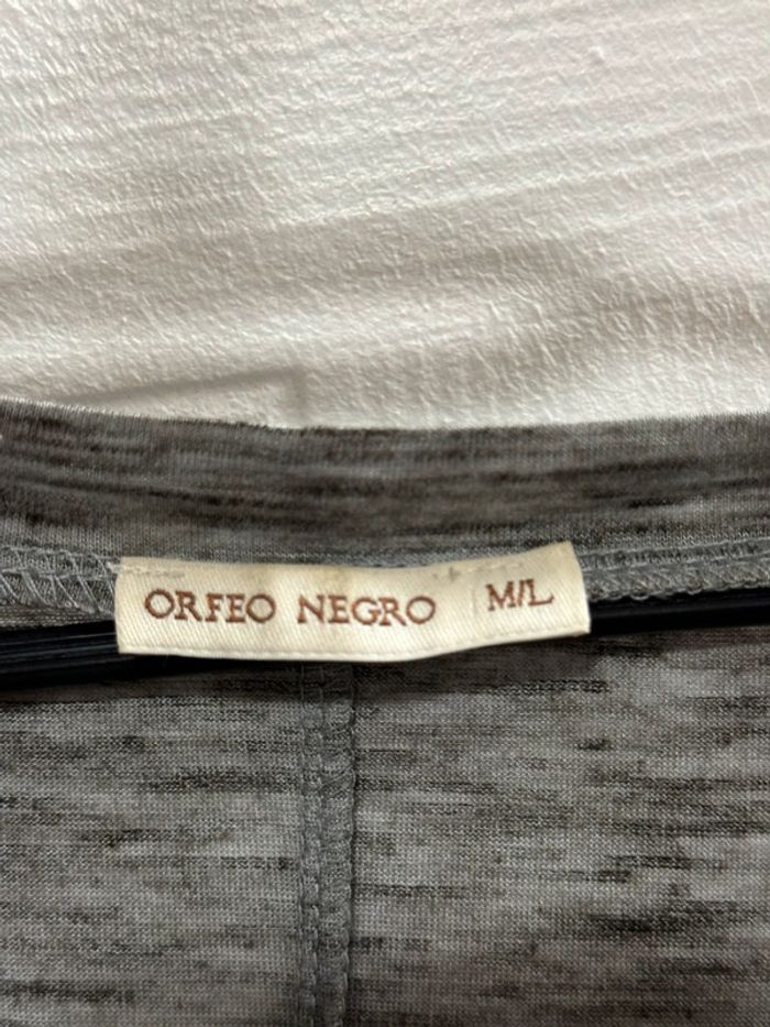 Tee shirt gris zébré taille M/L - photo numéro 4