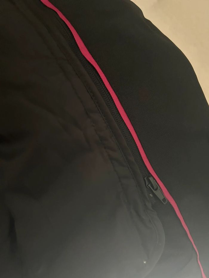 Blouson de moto ixon femme noir et rose taille M comme neuf - photo numéro 4