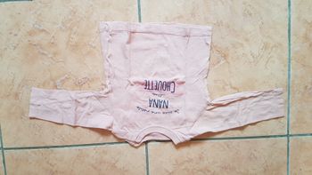 T shirt bébé fille 9 mois abricot TQF Collection