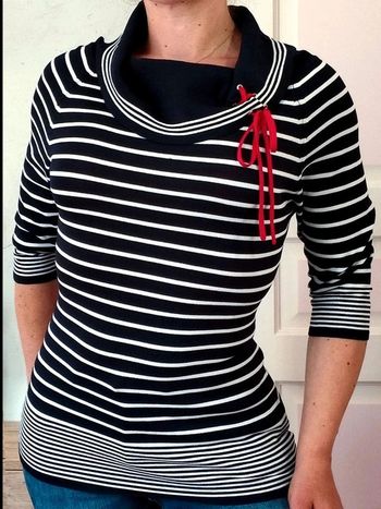 Pull  fin /  Marinière -  Col  boule -  Paul  Brial -  T1  -  Comme  Neuf