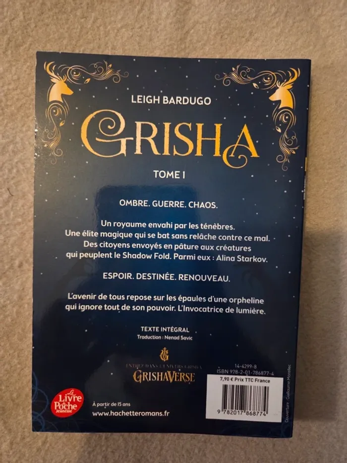 Grisha, Tome 1 – Leigh Bardugo - photo numéro 2