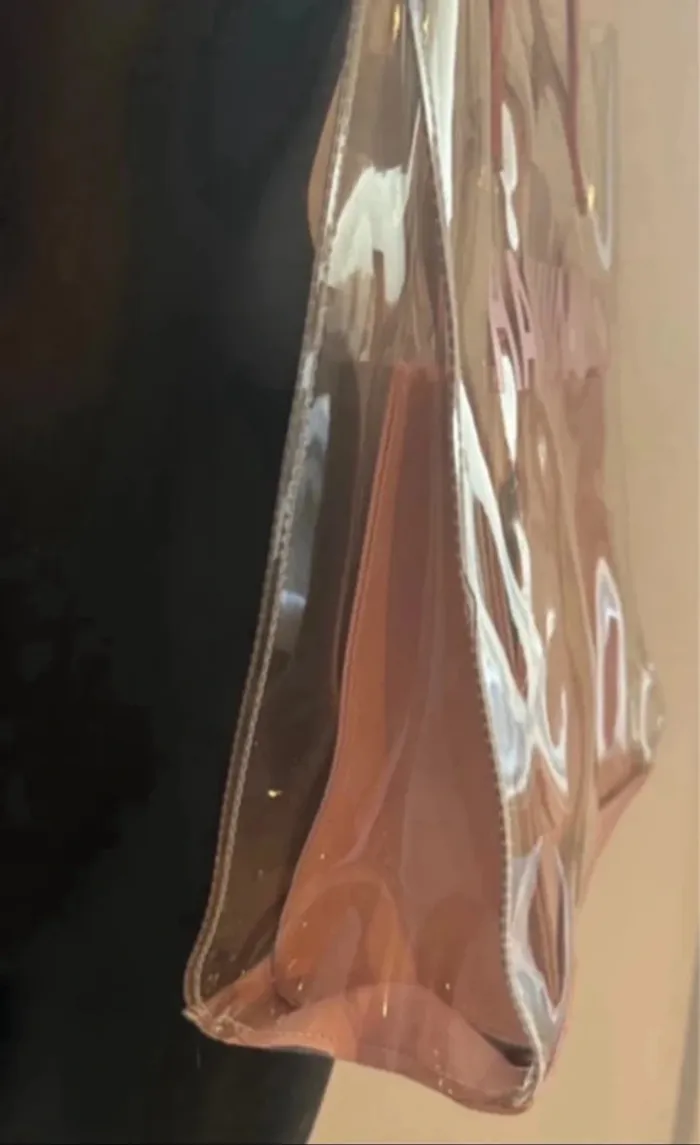 Sac transparent fashion rose neuf - photo numéro 5