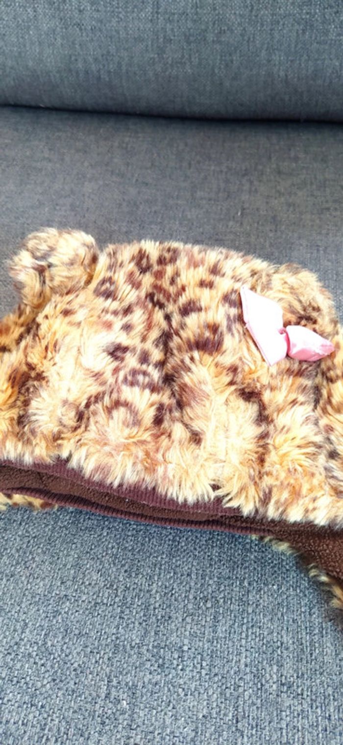 Bonnet H&M léopard - photo numéro 2