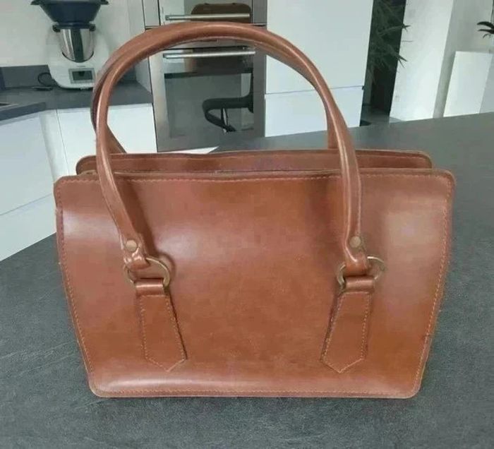 30 € Sac à main cuir années 50 60 Vintage