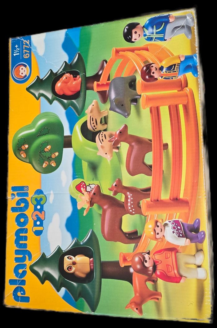 123 playmobil les animeaux de la forêt 6772 complet avec boite - photo numéro 4