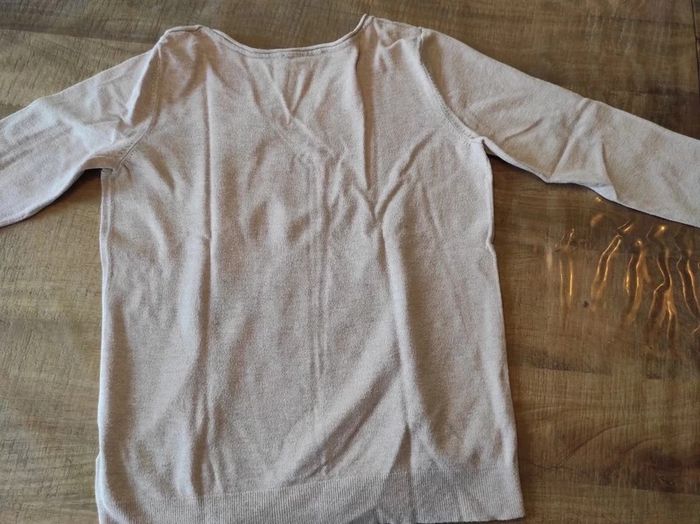 Pull manches longues rose pâle - photo numéro 3