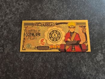 Billet OR à collectionner Naruto