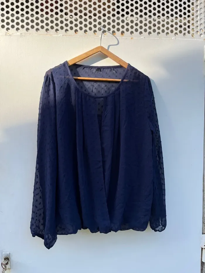 Blouse bleu marine