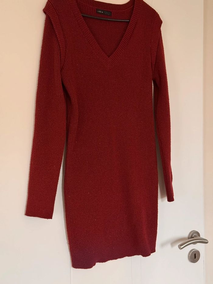 Robe pull bordeau - photo numéro 2