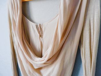 Tunique soie longue Femme I.Code Ikks 36 S ceinture beige TBE