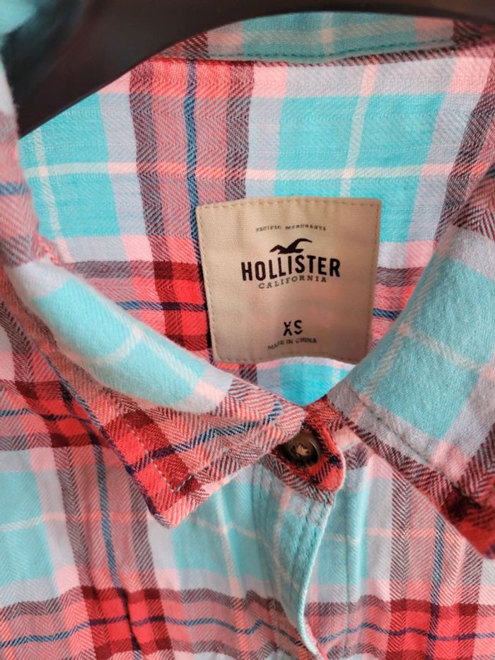Chemise à carreau hollister - photo numéro 4