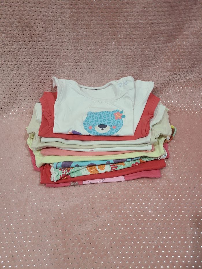 Lot de T-shirt fille 18 mois