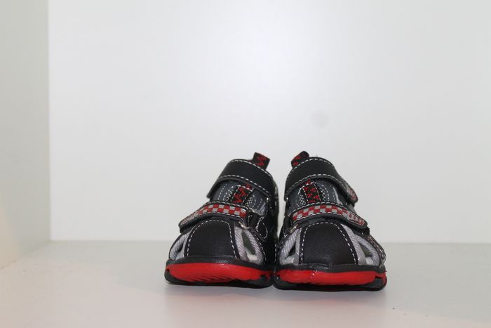 jolie sandales nus pieds rouge et noire 23 - photo numéro 2