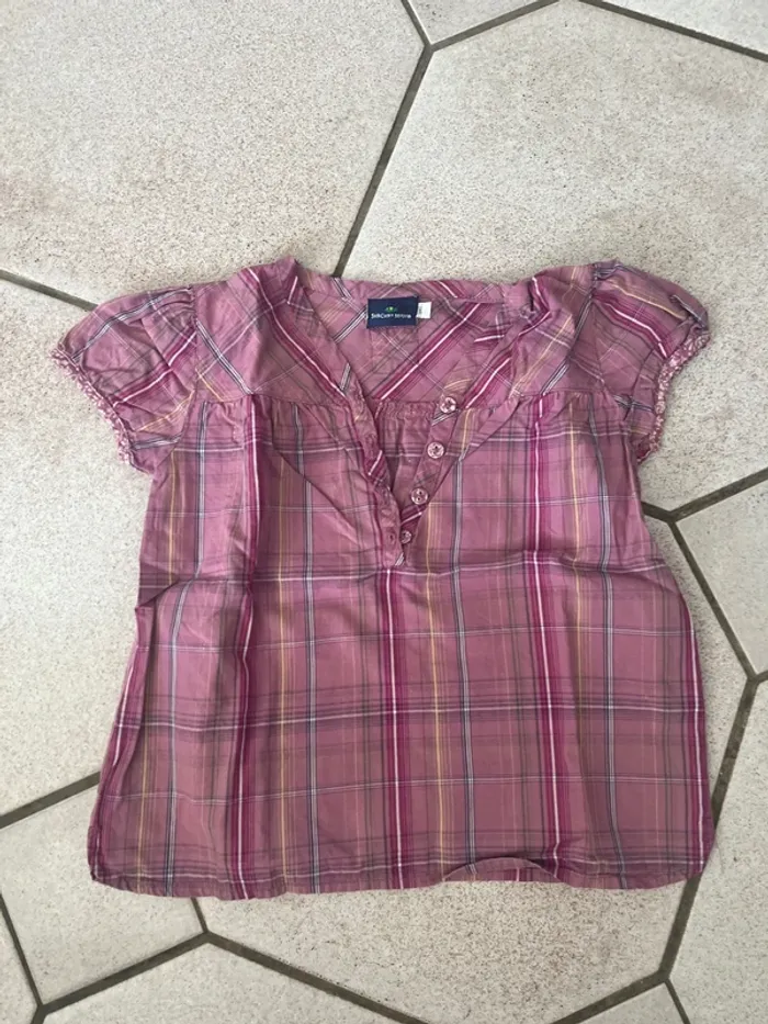 Ensemble jupe jeans et chemise taille 3 ans - photo numéro 7
