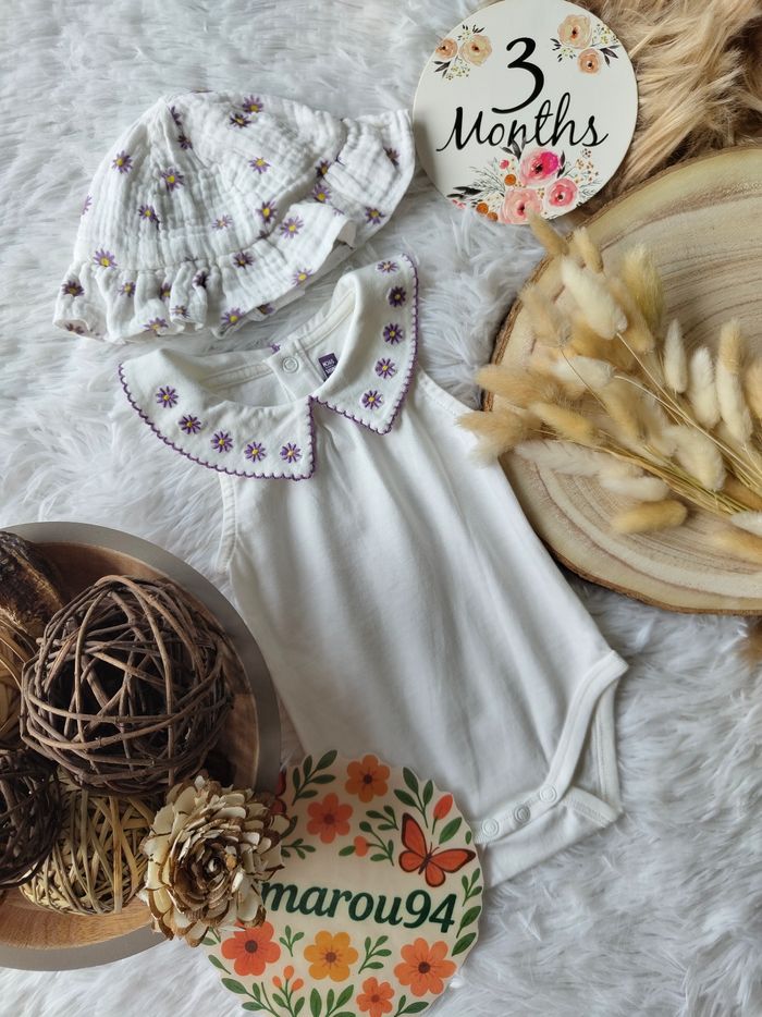 Ensemble complet 5 pièces sergent major fille 3 mois 🎀 - photo numéro 6