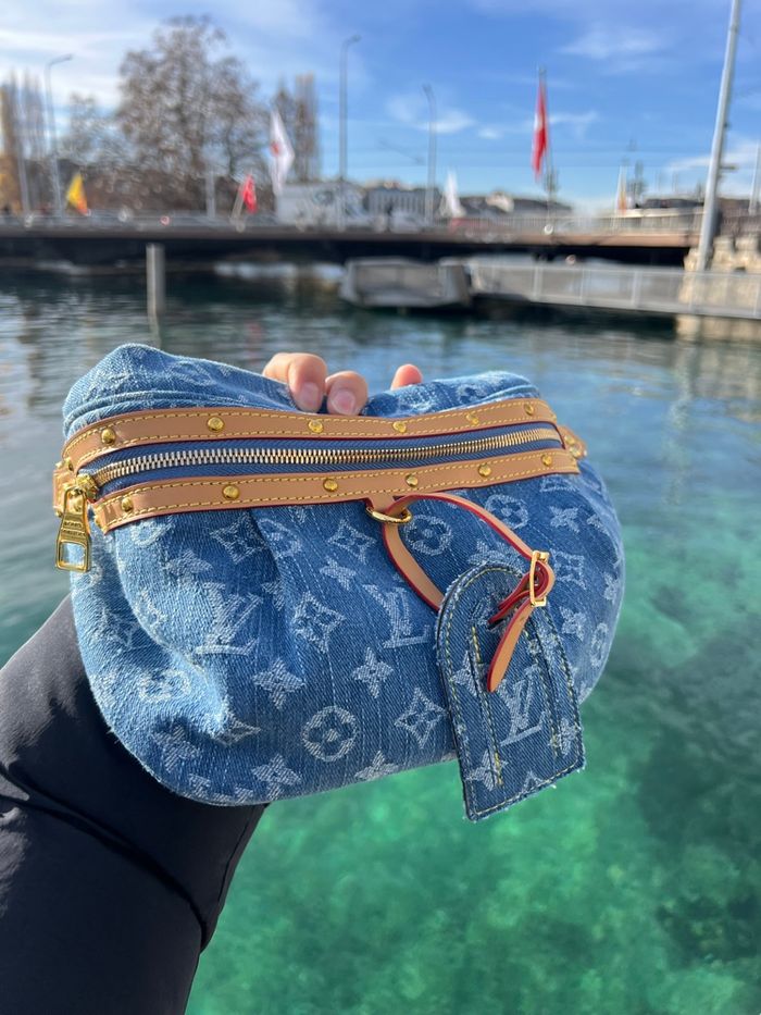 Sac banane femme denim - photo numéro 2