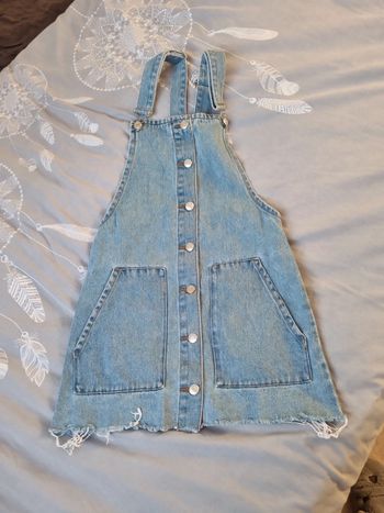 Salopette robe en jeans