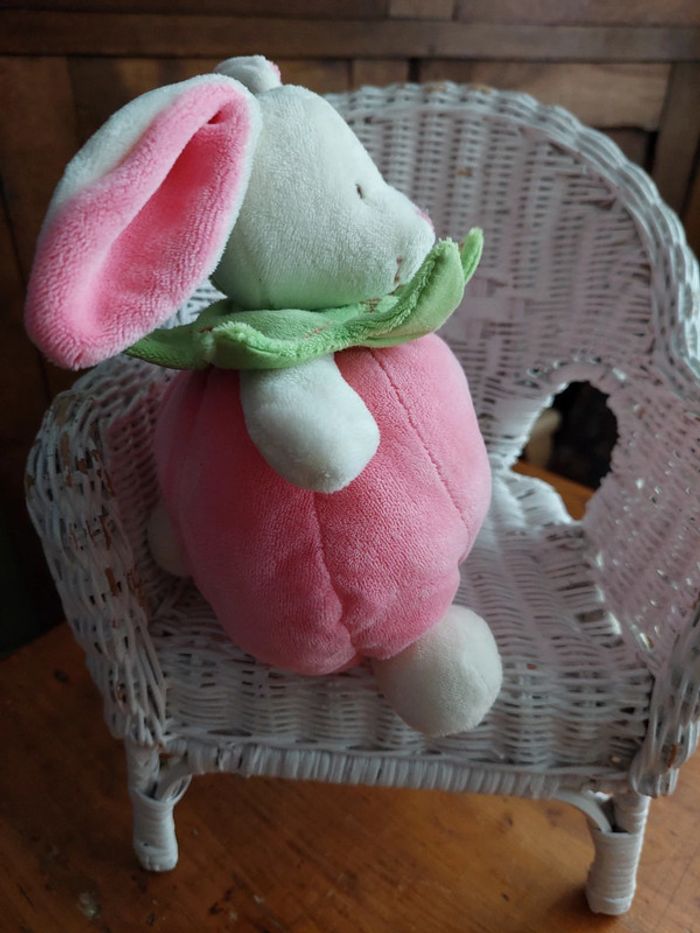 #P6 - Doudou peluche lapin boule Baby Nat' - photo numéro 4