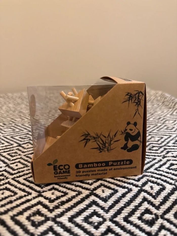 WDK - Bamboo Puzzle Casse Tête en Bois - 7 ans et + - photo numéro 2