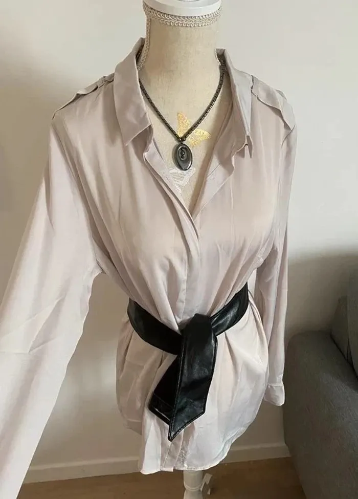 Chemise haut top travail fluide habillé Zara 38