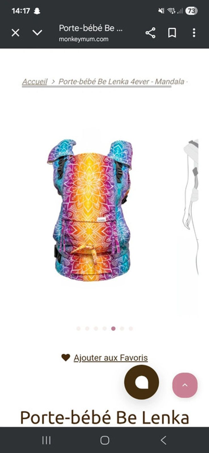 Porte bébé be lenka - photo numéro 3