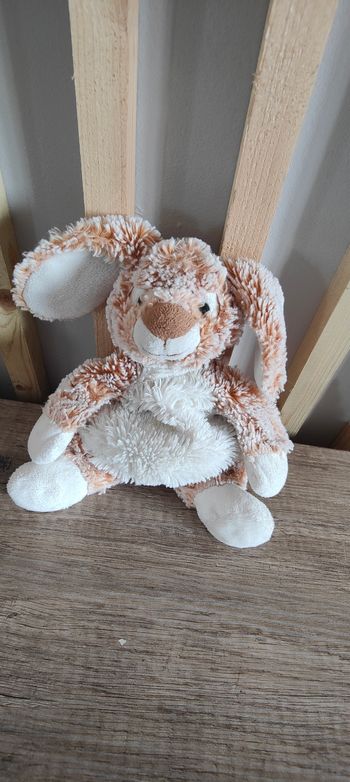Doudou lapin roux nicotoy