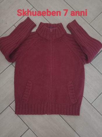 Maglione con zip 7 anni