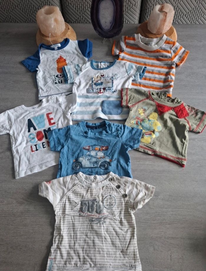 Lot de 12 T-shirt et chemises 3 mois - photo numéro 2