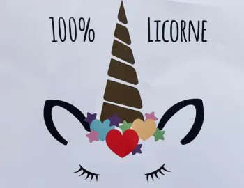 Set de table Adac “100% Licorne” - 42x30 cm Neuf
