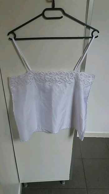haut dentelle blanc😍