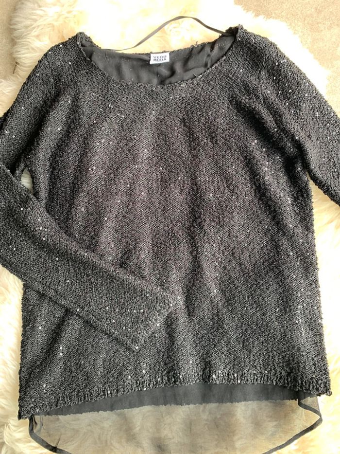 Haut à sequins noirs Vero Moda - photo numéro 2