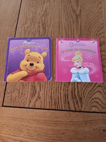 Lot de  2 livres Disney