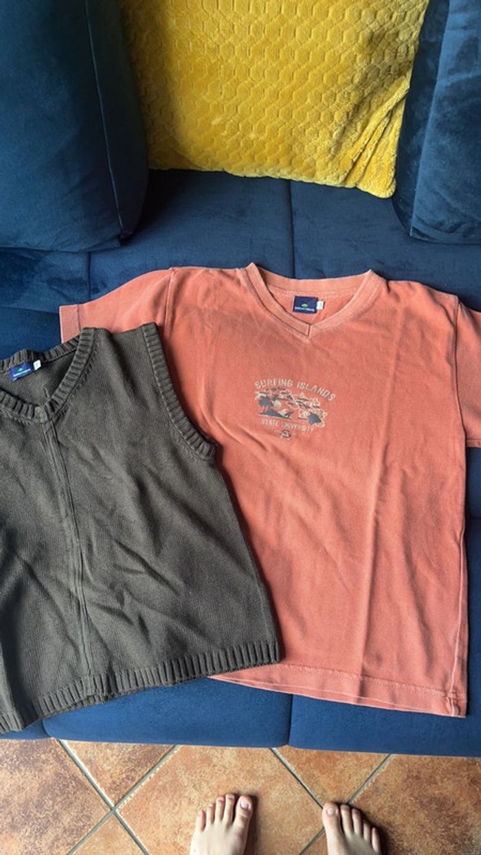Lot 2 polos garçons 10 ans Zara