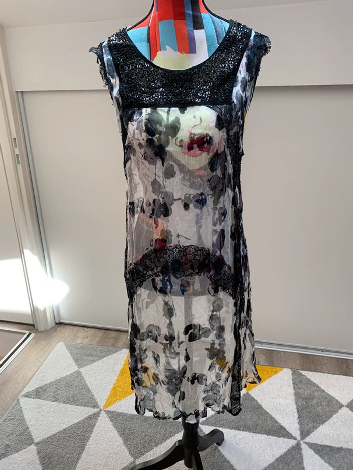 Robe transparente Desigual Taille 40