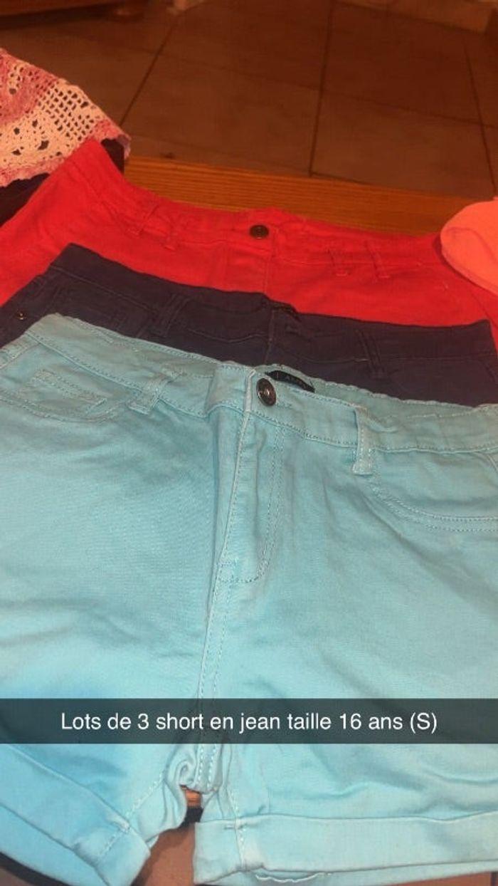 Vend 4 short en jean taille S